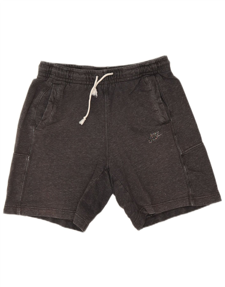 Short de sport Nike en coton moucheté gris moyen