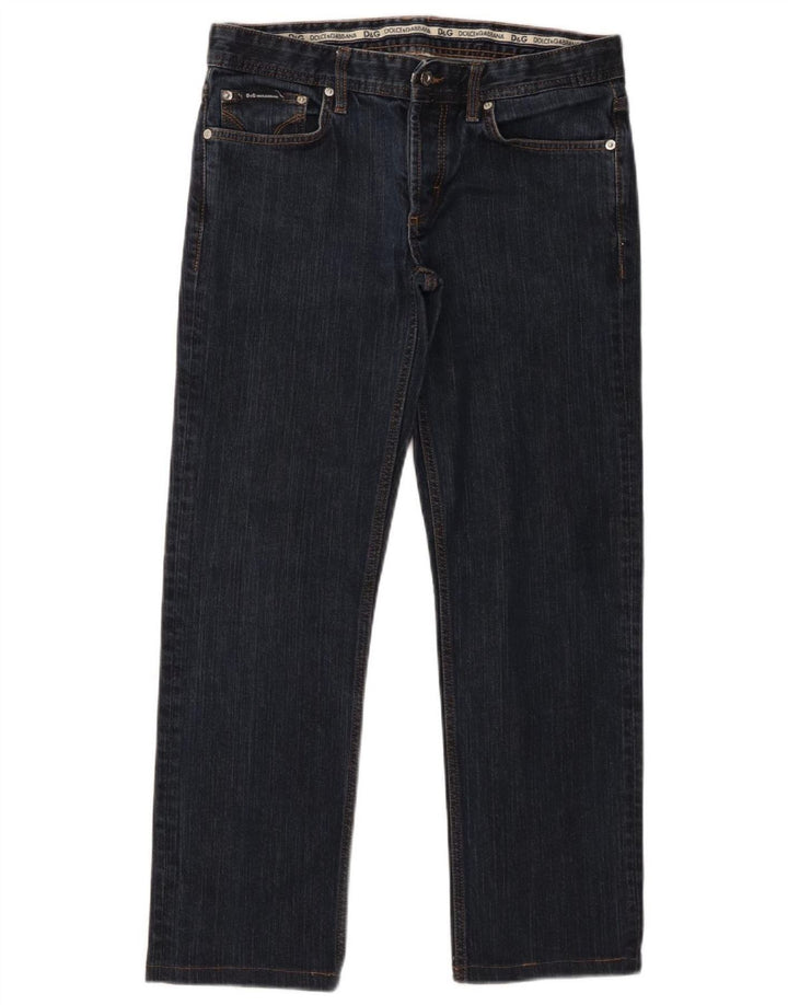 Dolce & Gabbana Jean droit W33 L28 homme bleu marine