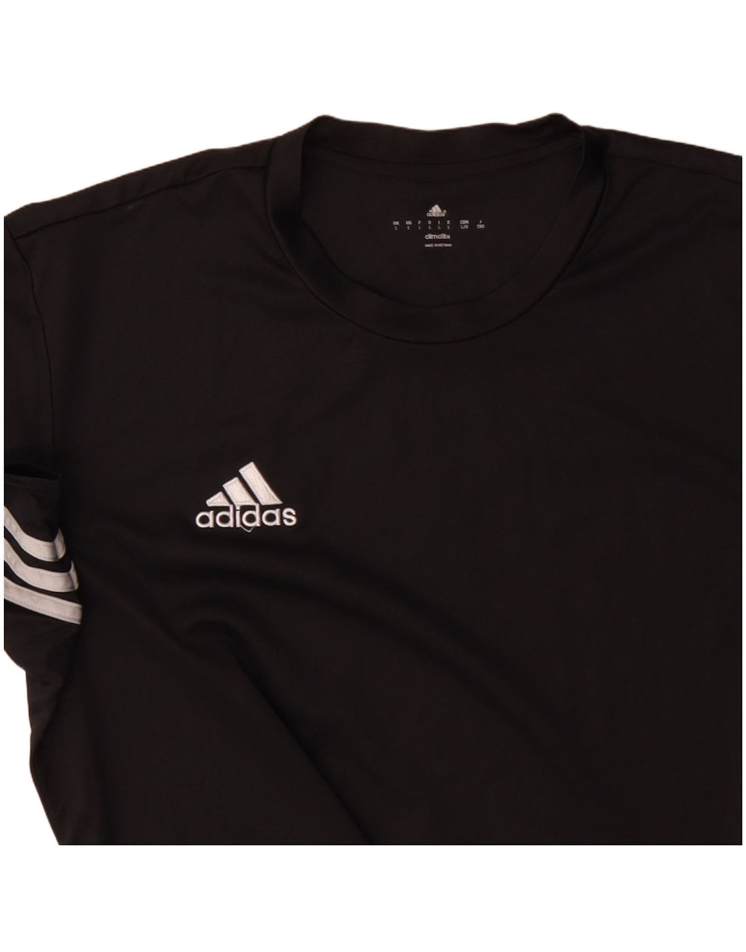 Adidas Hommes Climalite T-Shirt Haut Grand Noir Polyester