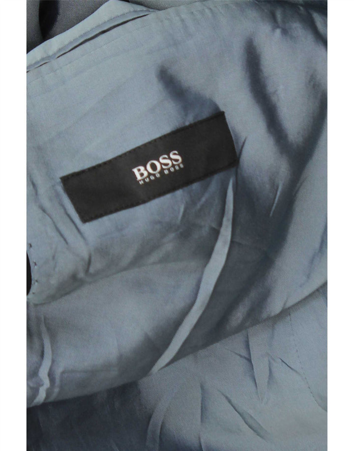Hugo Boss Veste blazer à 3 boutons pour homme UK 44 2XL Noir