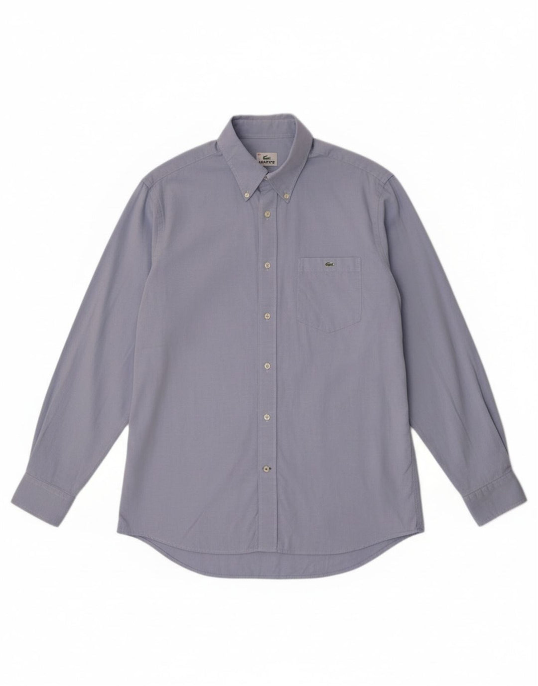 Lacoste Chemise Homme Taille 40 Coton Bleu Moyen