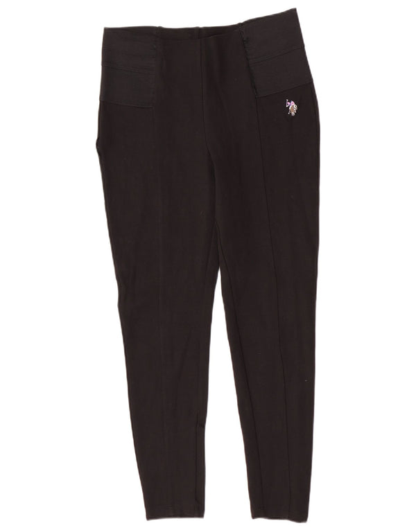 U.S. Polo Assn. Leggings Femme UK 44 Large Viscose Noir