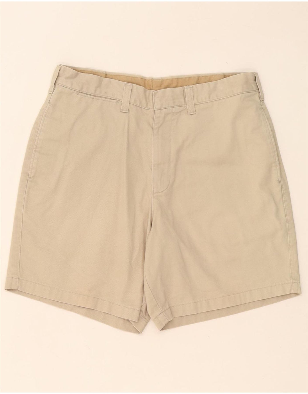 MARKS & SPENCER Short Chino Homme W34 Grand Beige Coton