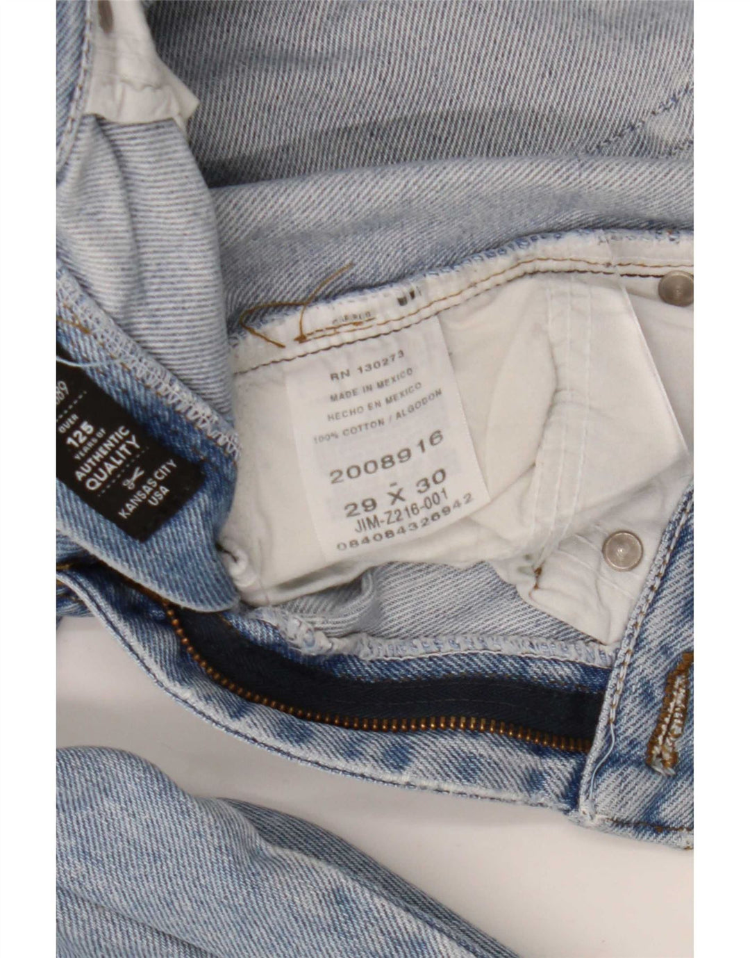 Lee Jean droit coupe droite femme W29 L30 bleu coton