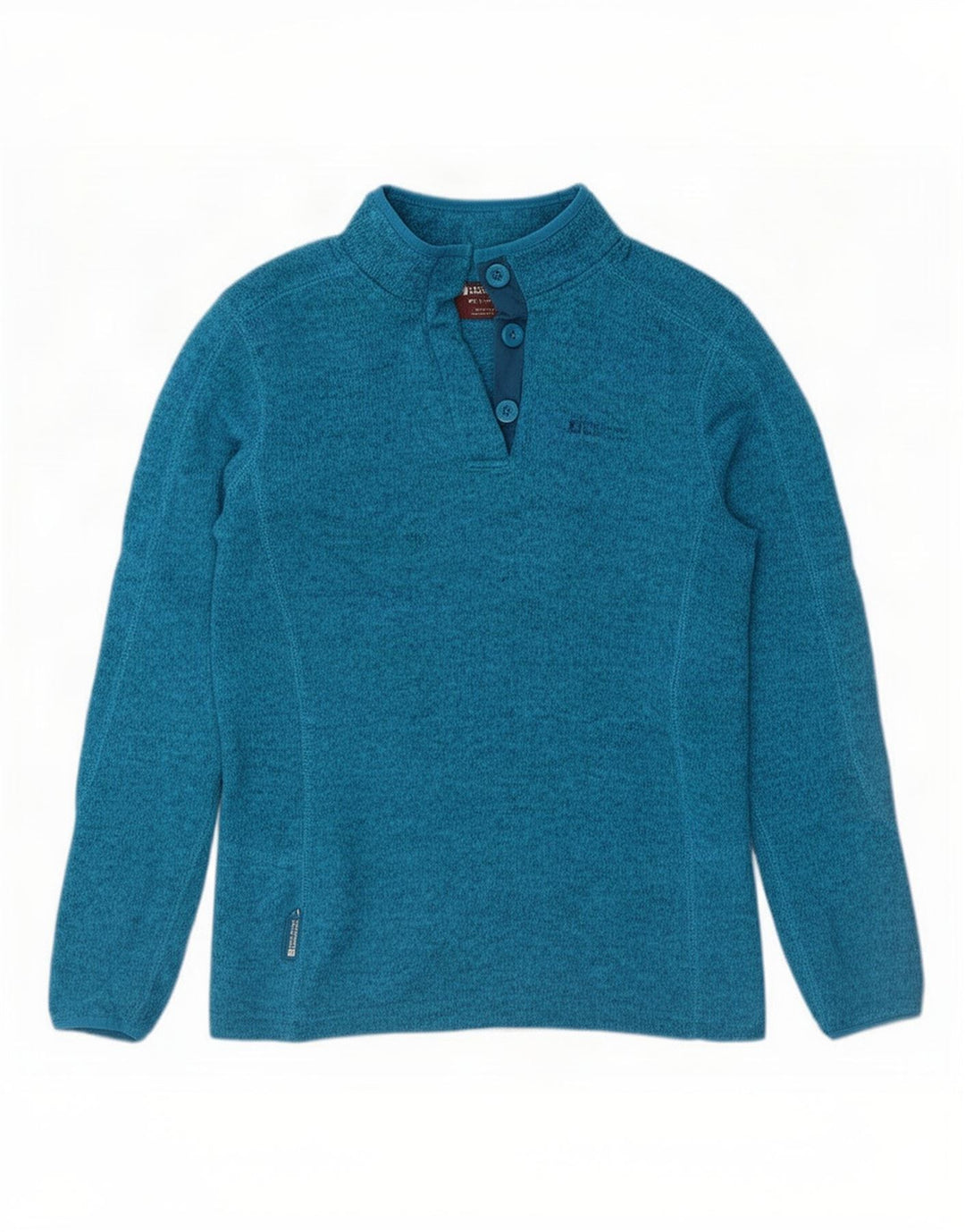 Mountain Warehouse Sweat-shirt à col boutonné pour femme Bleu moyen UK 12