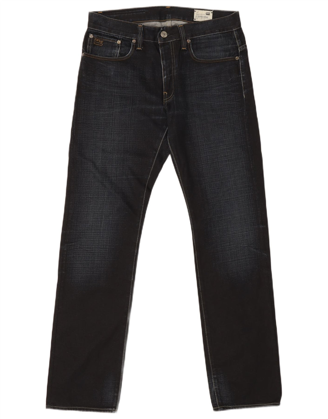 G-STAR Femme 3301 Jean Slim W32 L32 Bleu Marine Coton