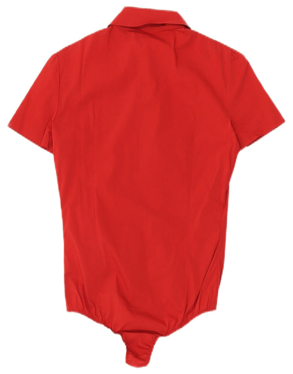 Cesare Paciotti 4US Body chemise pour femme IT 40 petit coton rouge