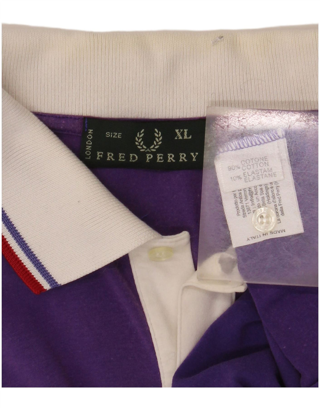FRED PERRY Polo Homme XL Violet Coton
