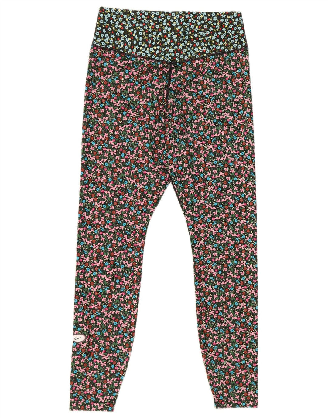 Nike Legging Dri Fit pour femme UK 44 Polyester floral multicolore moyen