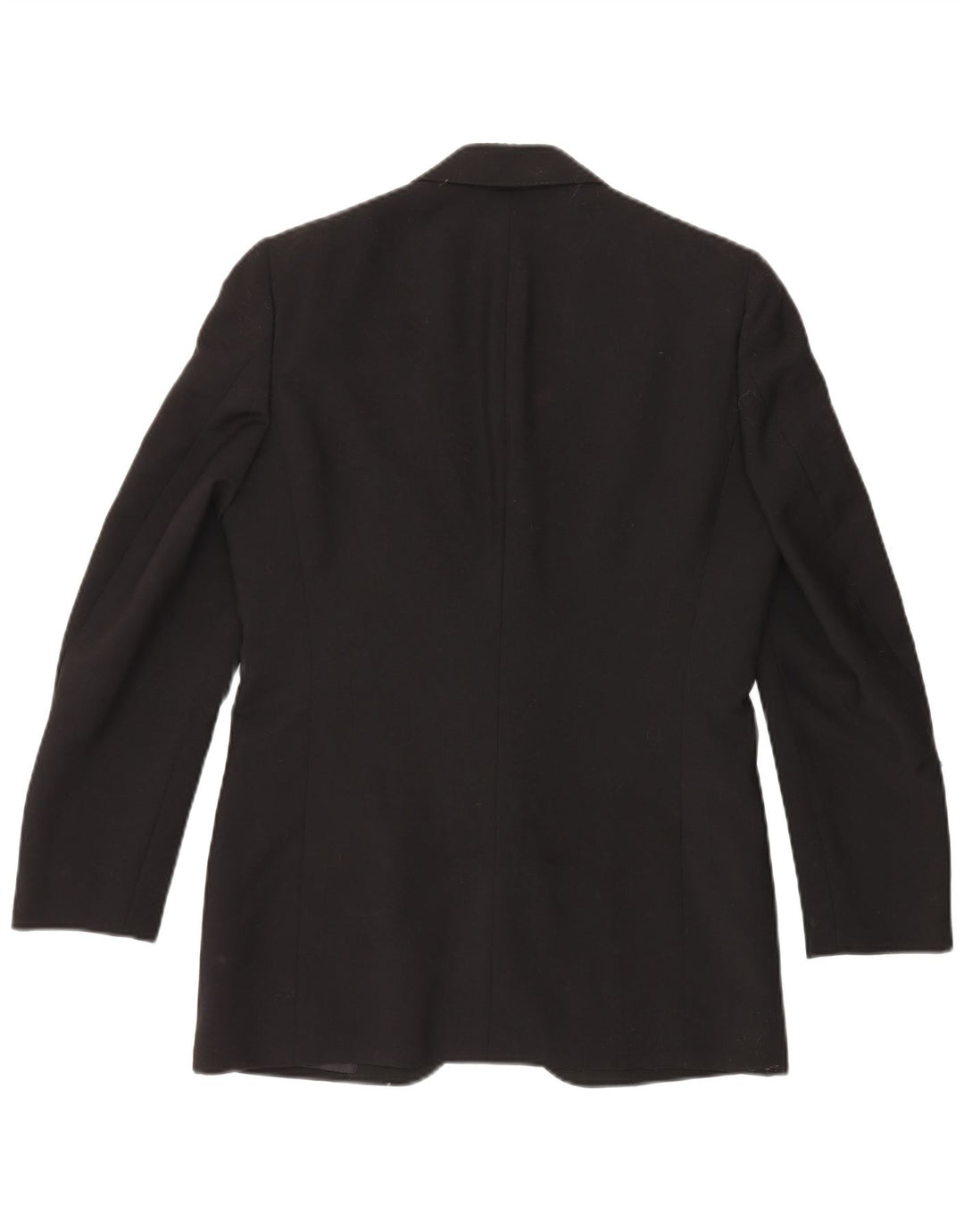 VINTAGE Ensemble 2 pièces 1 bouton pour homme IT 46 Small W29 L29 Laine noire