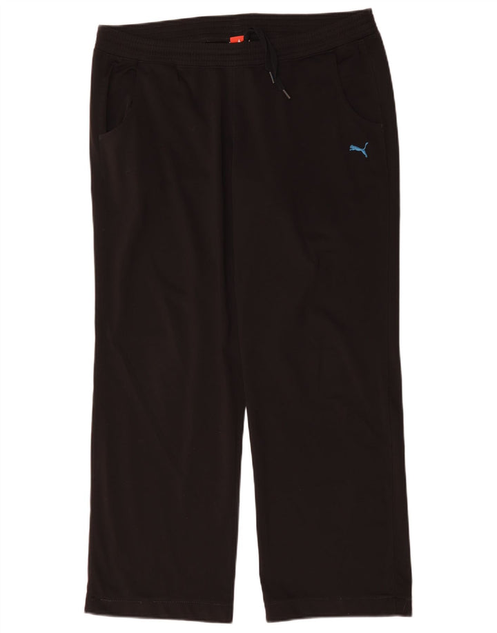 Puma Pantalon de survêtement pour femme UK 16 Large Noir Polyester