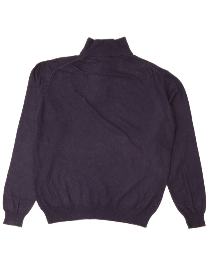 Harmont & Blaine Pull à col zippé pour homme Taille L Bleu marine