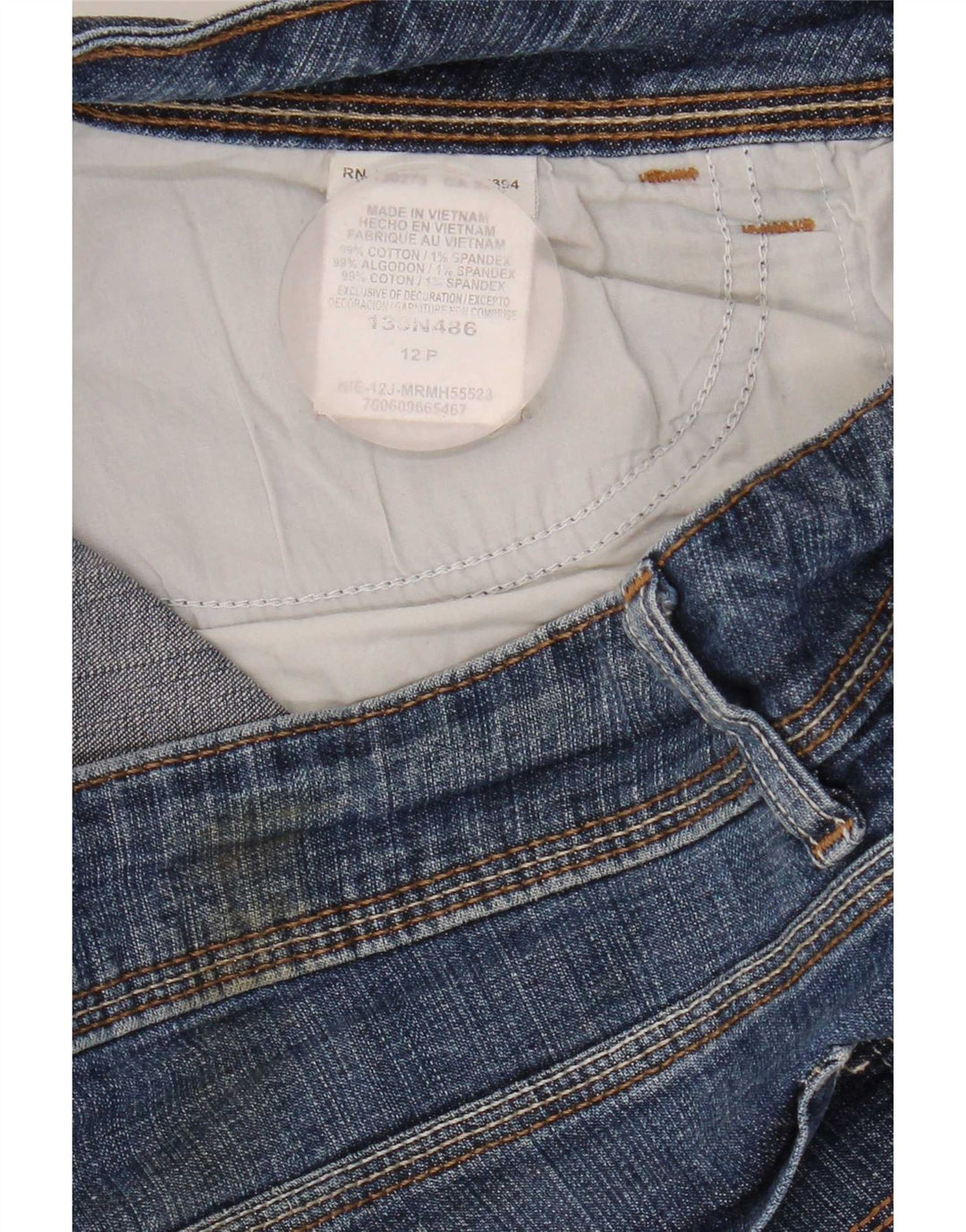 Lee Jeans Bootcut Riders pour femme US 12 Large W33 L27 Bleu Coton