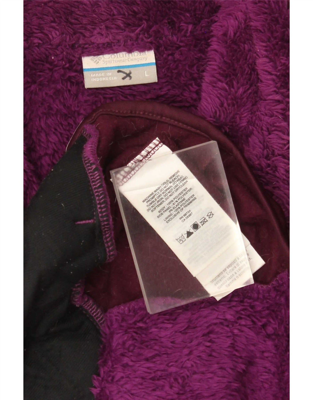 Columbia Veste Polaire Femme UK 16 Large Marron Polyester