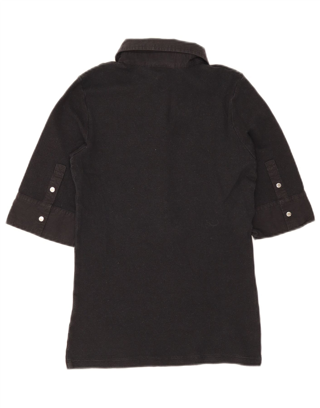 Gant Polo Femme UK 8 Small Noir Coton