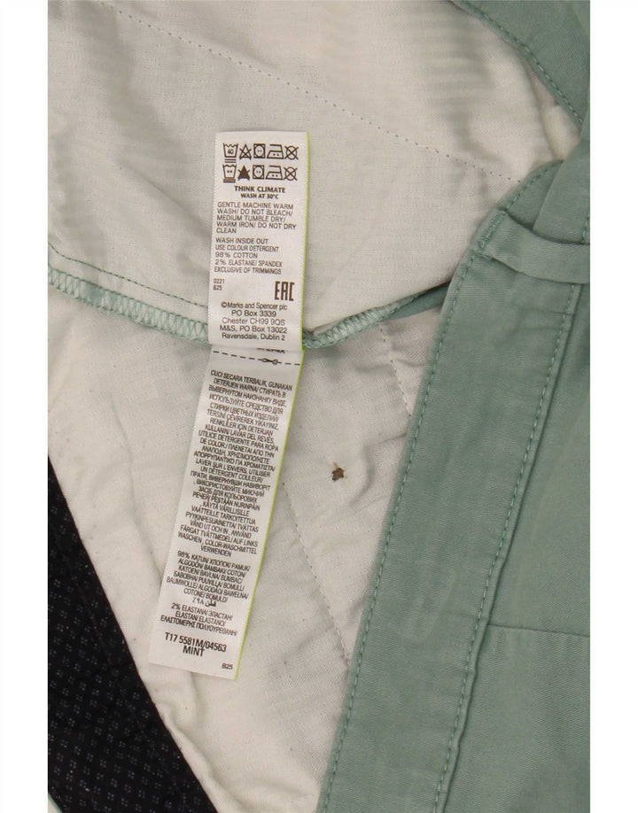 Marks & Spencer Short Chino Homme W34 Grand Coton Vert
