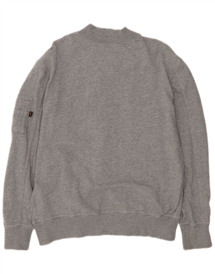 ALPHA INDUSTRIES Veste de Survêtement Homme Gris Moyen