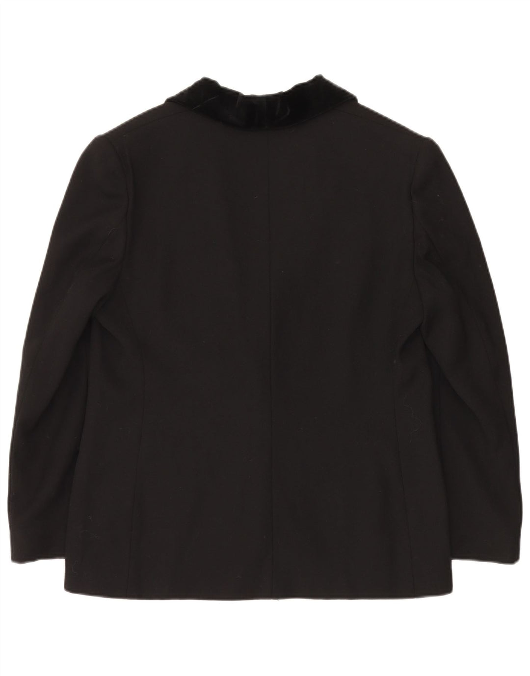 Luisa Spagnoli Veste Blazer 1 Bouton Femme IT 50 Grand Acétate Noir