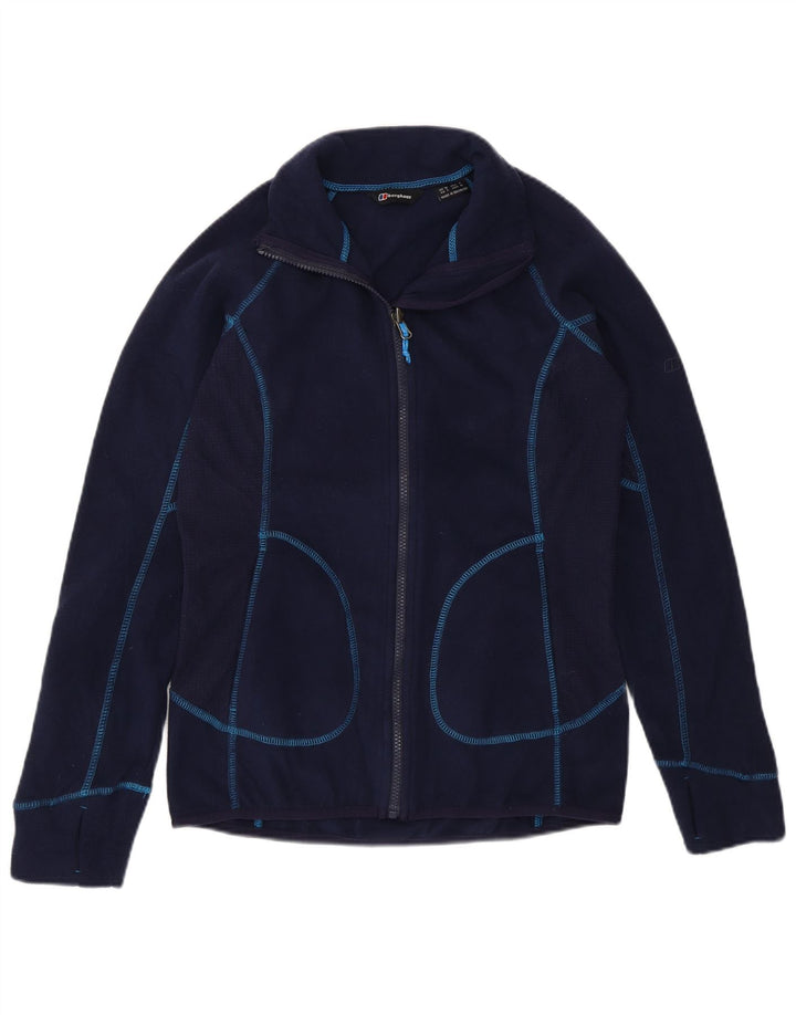 Berghaus Veste Polaire Femme UK 10 Small Bleu Marine Polyester