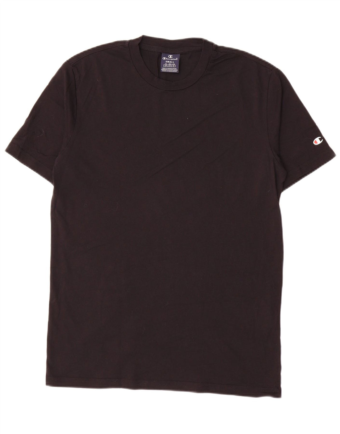 Champion T-Shirt Homme Haut Petit Coton Noir