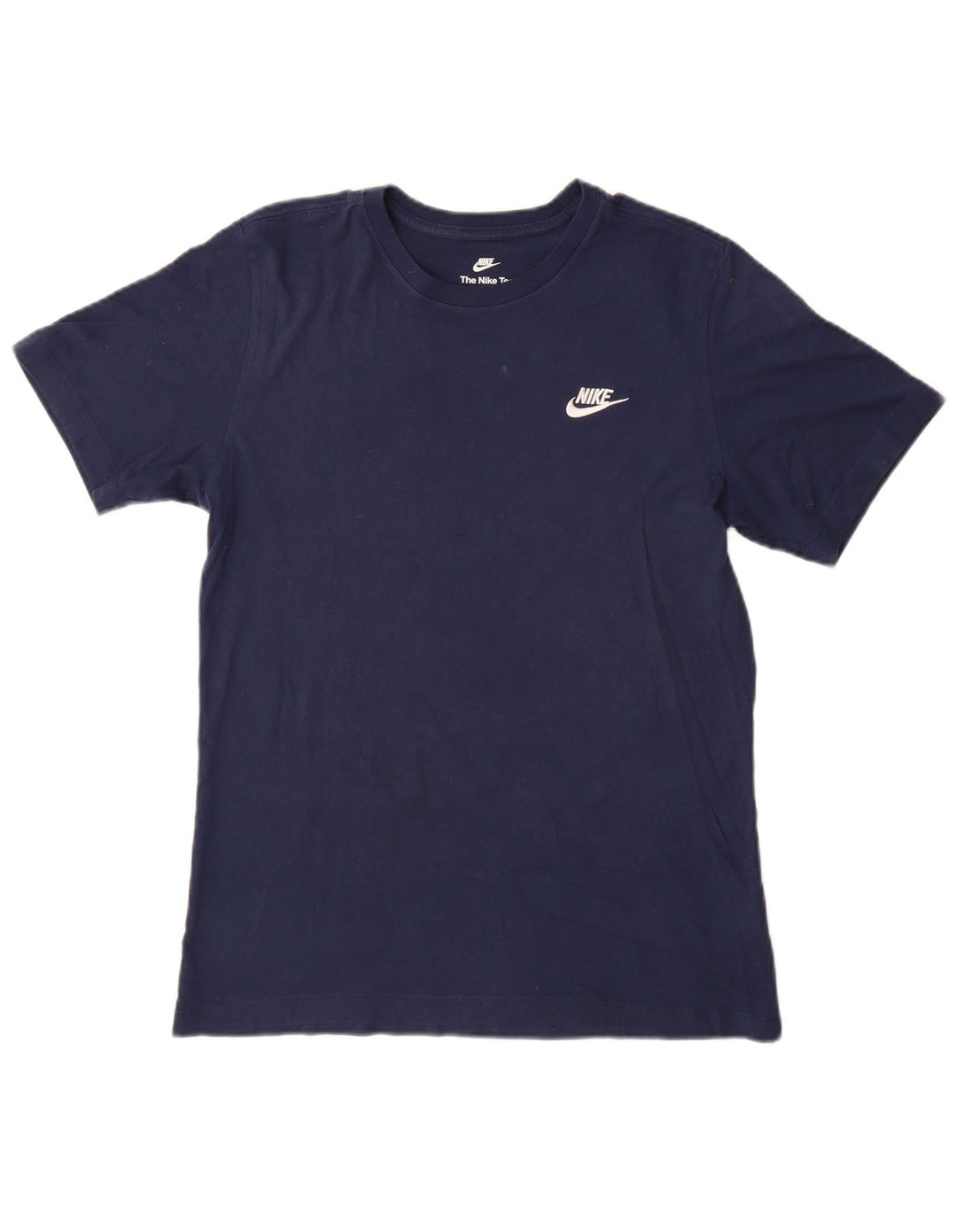 NIKE T-Shirt Homme Haut Petit Bleu Marine Coton