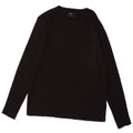 Farhi Pull col bateau pour homme en coton noir Taille L