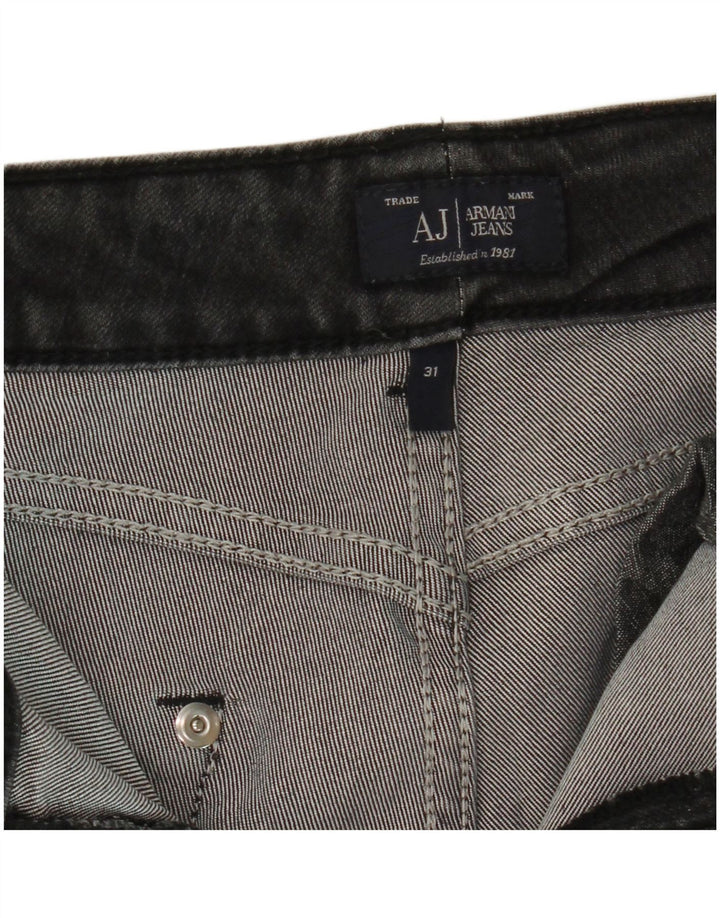 ARMANI Womens Slim Jeans W31 L28 Grey