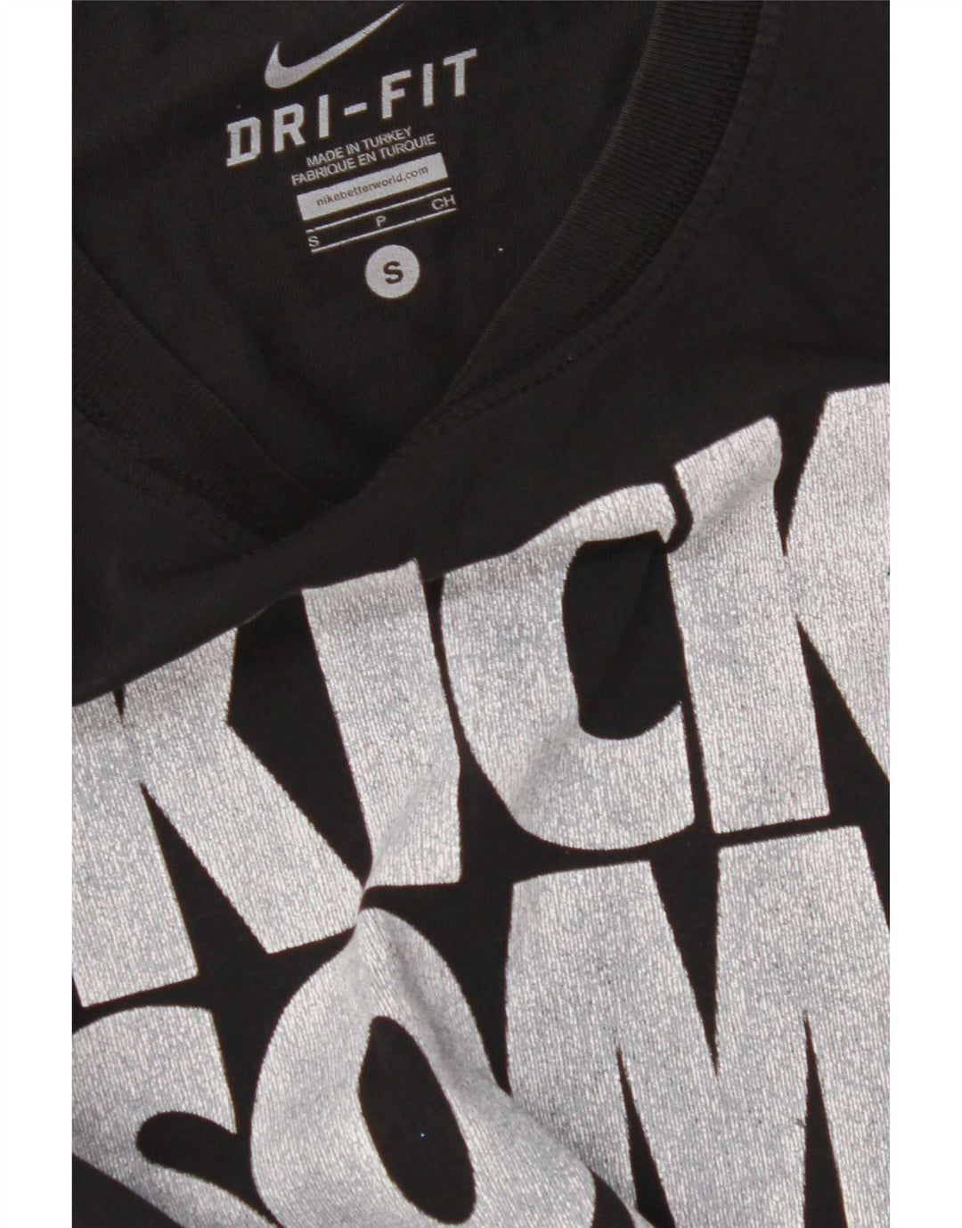 Nike Hommes Dri Fit Graphic T-Shirt Haut Petit Noir