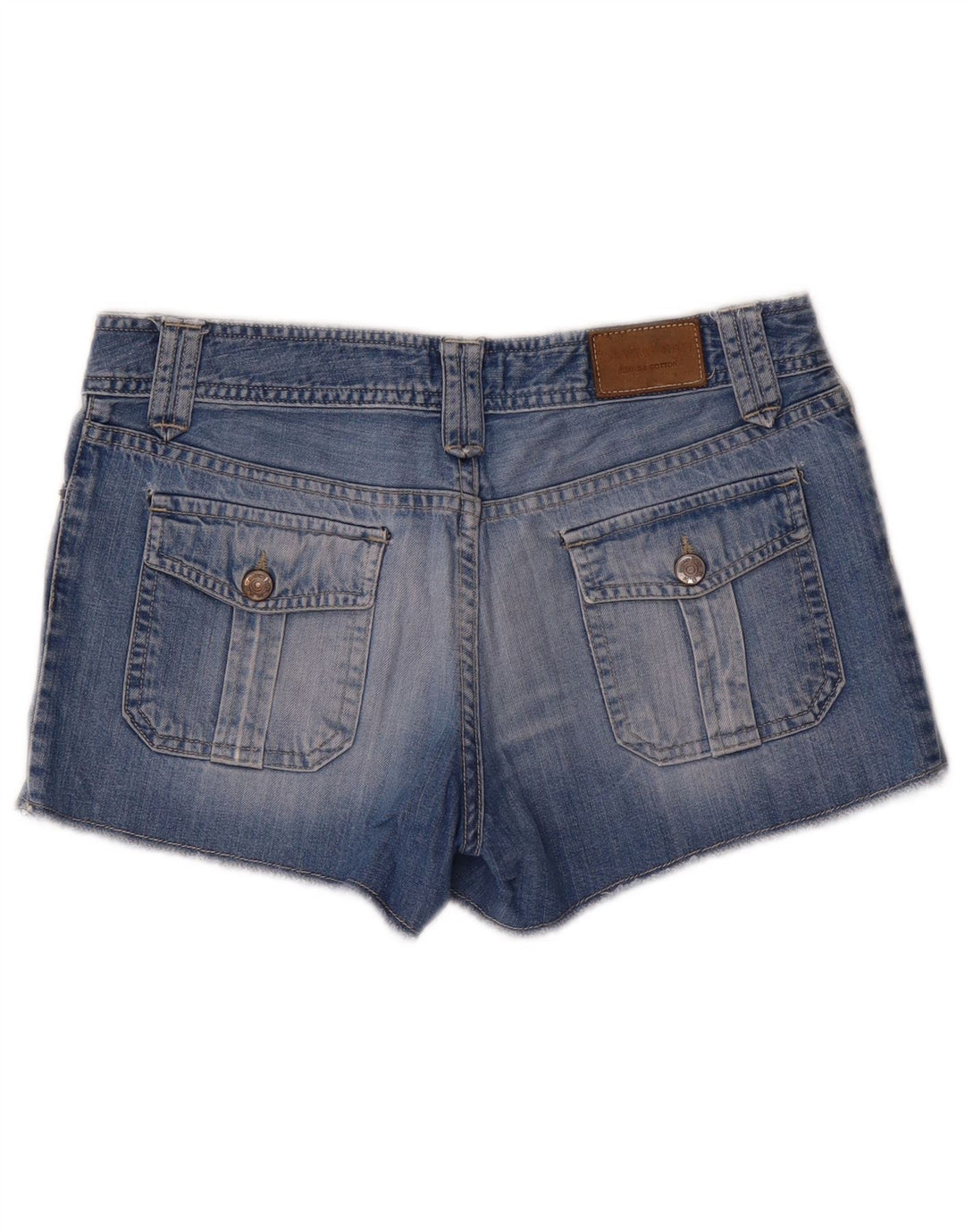 Massimo Dutti Short en jean W30 en coton bleu moyen pour femme