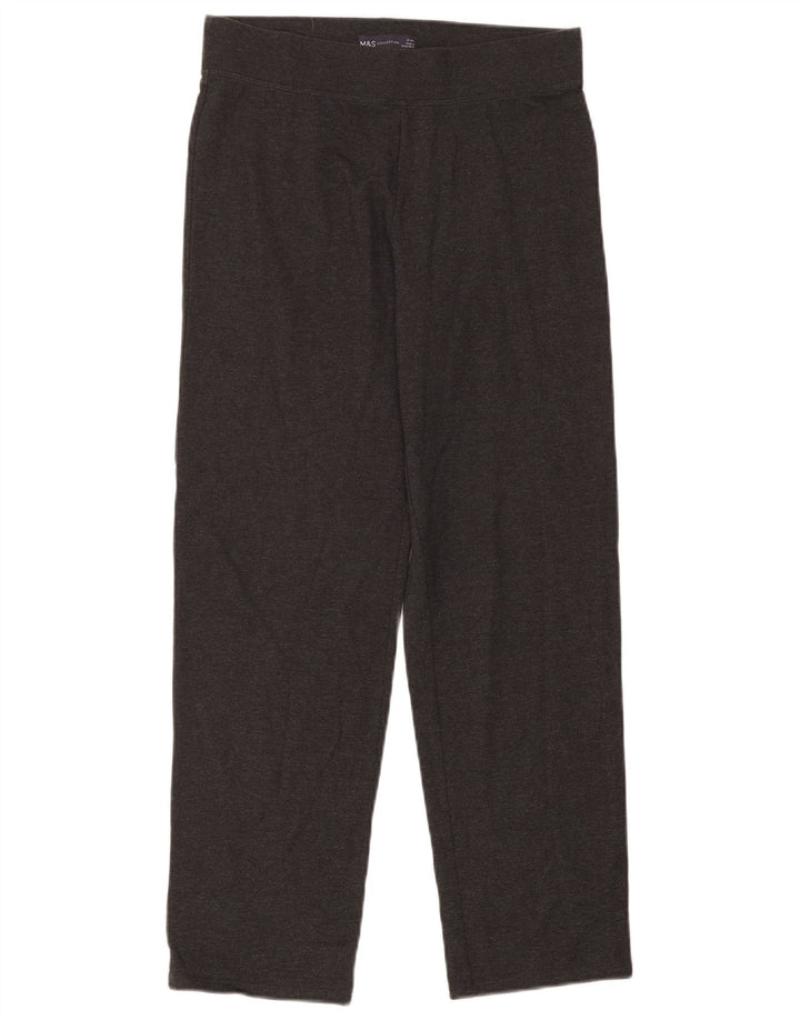 Marks & Spencer Pantalon de survêtement pour femme UK 10 Small Gris Coton