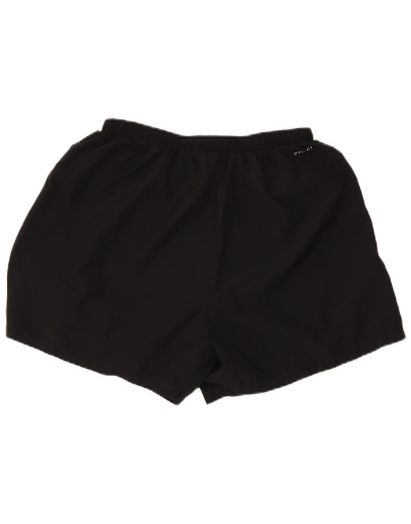 Nike Short de sport régulier pour femme UK 12 Noir moyen
