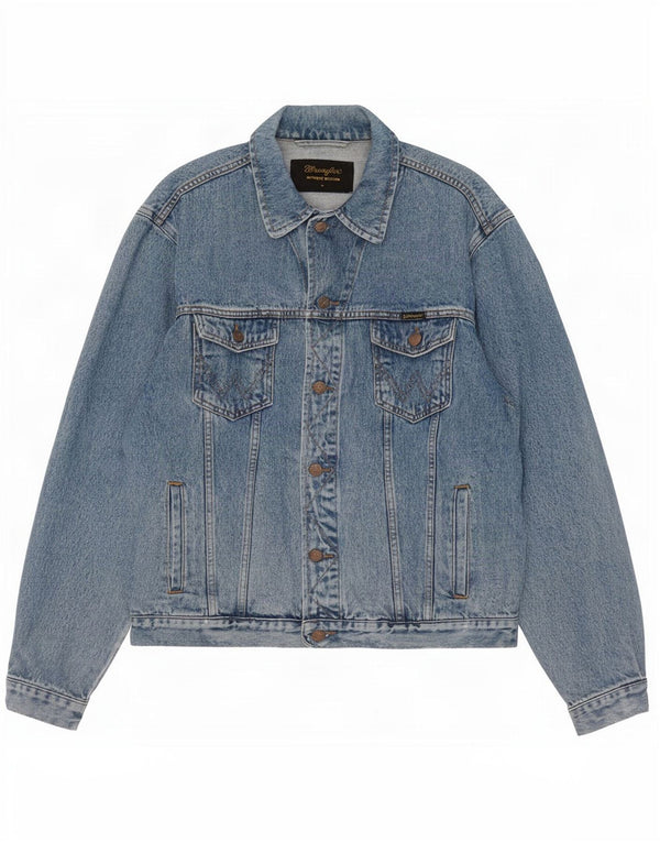Wrangler Veste en jean western pour homme UK 42 XL Bleu
