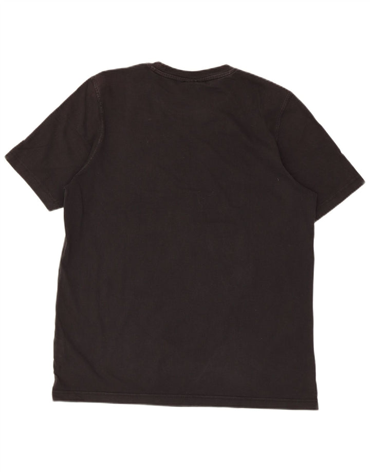 Adidas T-shirt graphique pour homme en coton noir moyen
