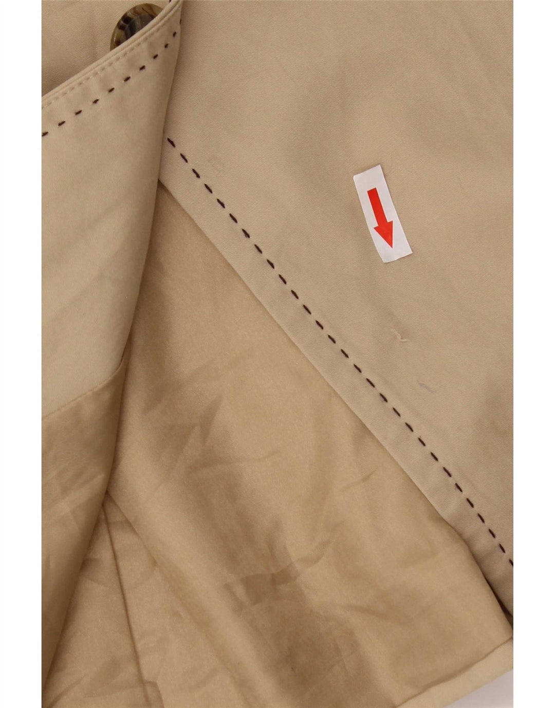 Tommy Hilfiger Veste militaire pour femme UK 10 Petit coton beige