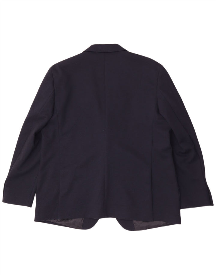 Marks & Spencer Veste blazer longue à 2 boutons pour homme UK 50 3XL Bleu marine