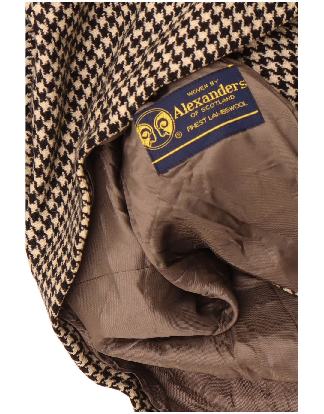 Alexander's Veste blazer à 2 boutons pour homme UK 38 pied-de-poule noir moyen