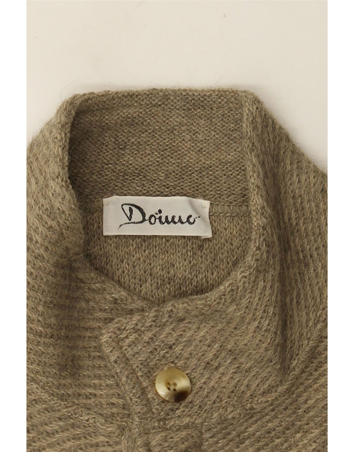VINTAGE Pull Cardigan Homme Beige Moyen