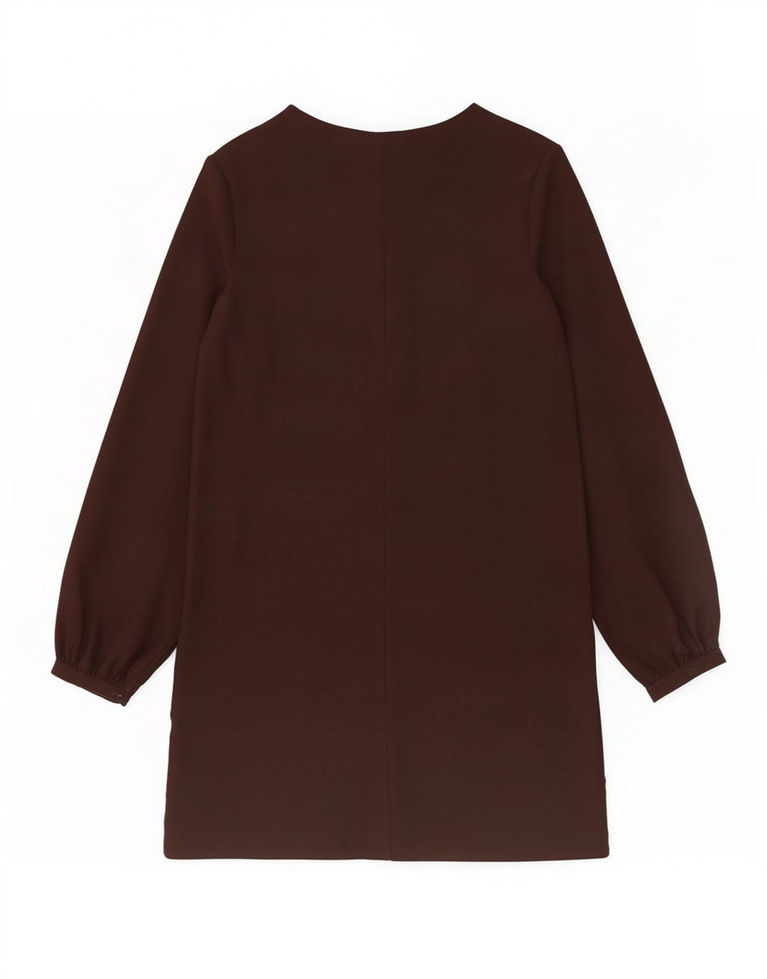 Zara Robe droite à manches longues pour femme UK 14 Noir moyen
