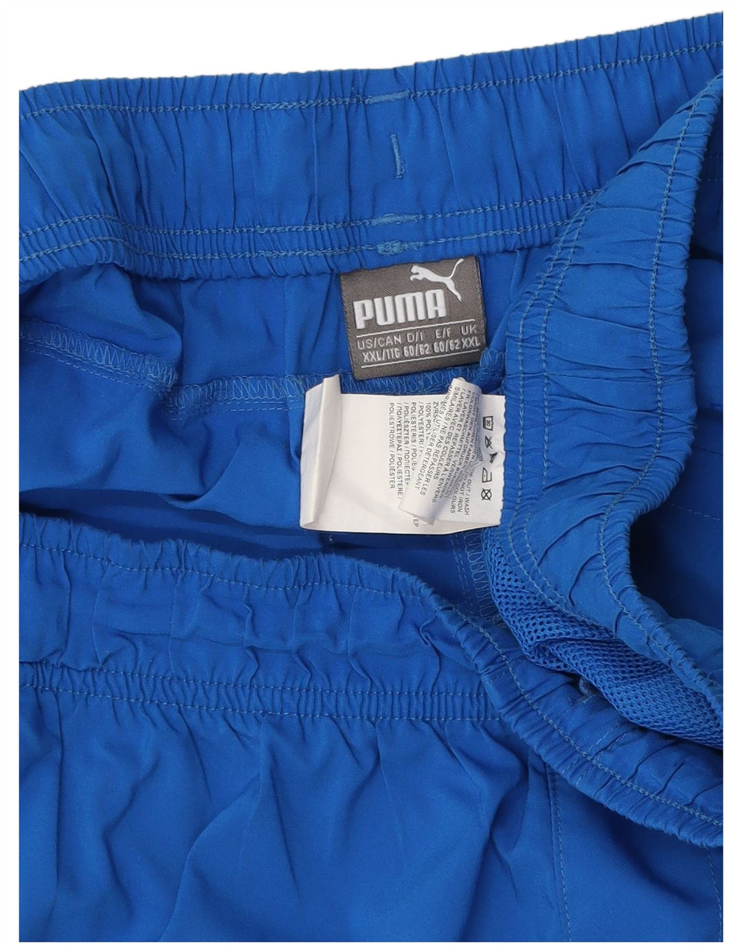 Puma Short de sport pour homme 2XL Bleu Polyester