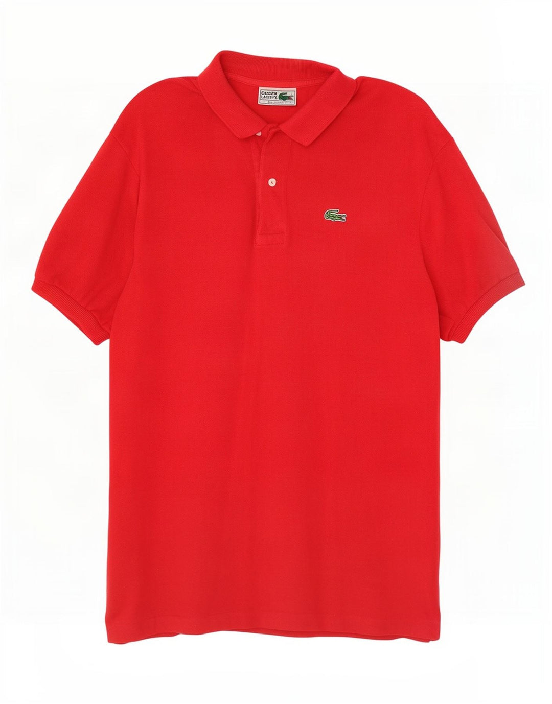 Lacoste Polo Homme Taille 7 2XL Coton Rouge