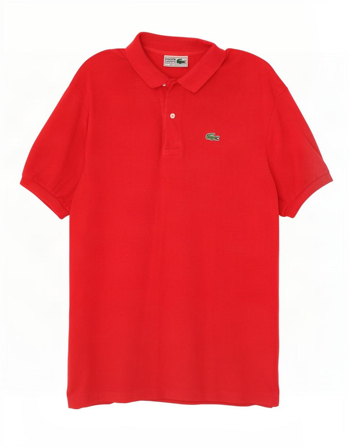 Lacoste Polo Homme Taille 7 2XL Coton Rouge