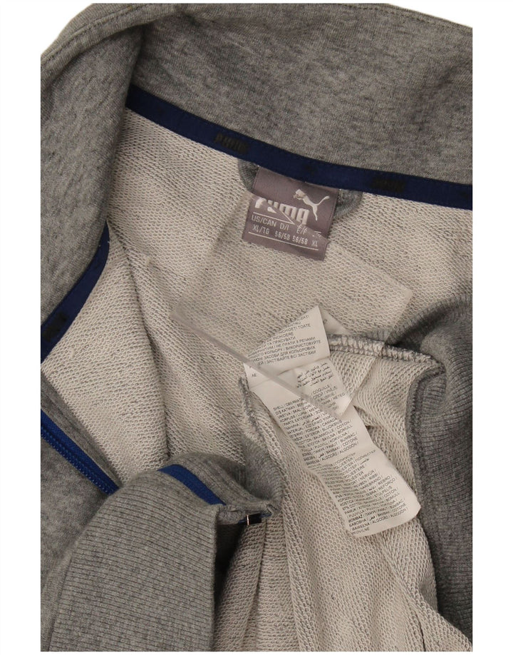 Puma Veste de Survêtement Graphique Homme XL Gris Coton