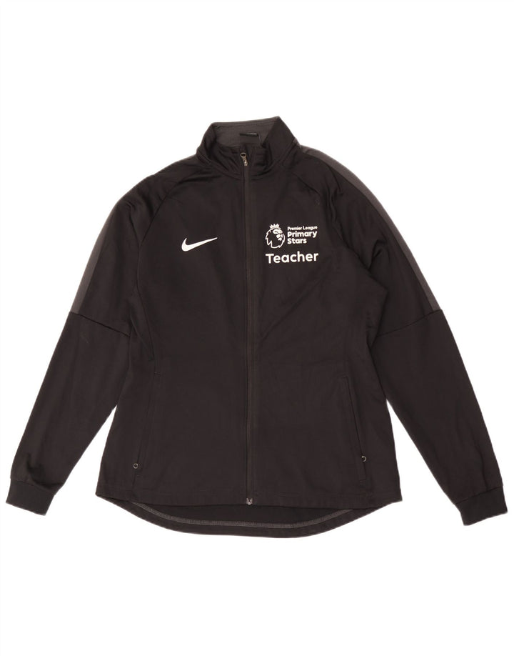 Nike Hommes Dri Fit Graphic Survêtement Top Veste Noir Moyen Polyester