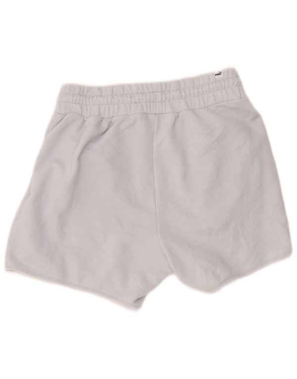 Puma Short de sport pour femme UK 12 Bleu moyen Coton