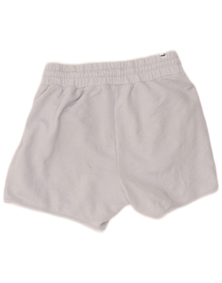 Puma Short de sport pour femme UK 12 Bleu moyen Coton