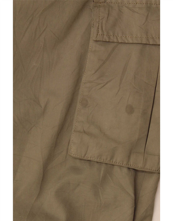 Zara Pantalon Cargo Joggers Femme Petit W30 L25 Kaki