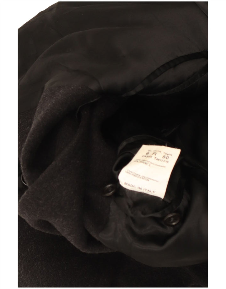 Tombolini Manteau Homme IT 50 Large Gris Laine Classique