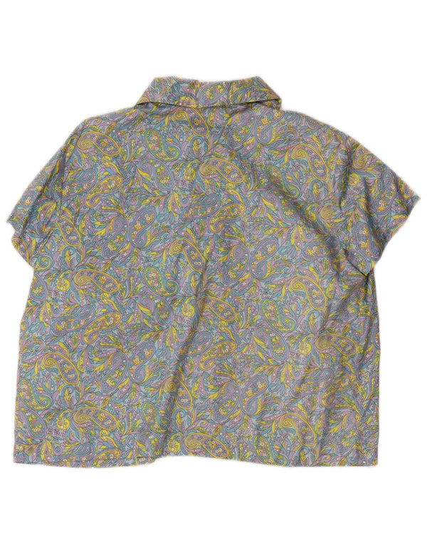 Stella Chemisier à manches courtes pour femme EU 48 2XL Motif cachemire multicolore