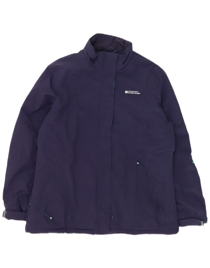 Mountain Warehouse Veste coupe-vent pour femme UK 20 2XL Bleu marine Polyester