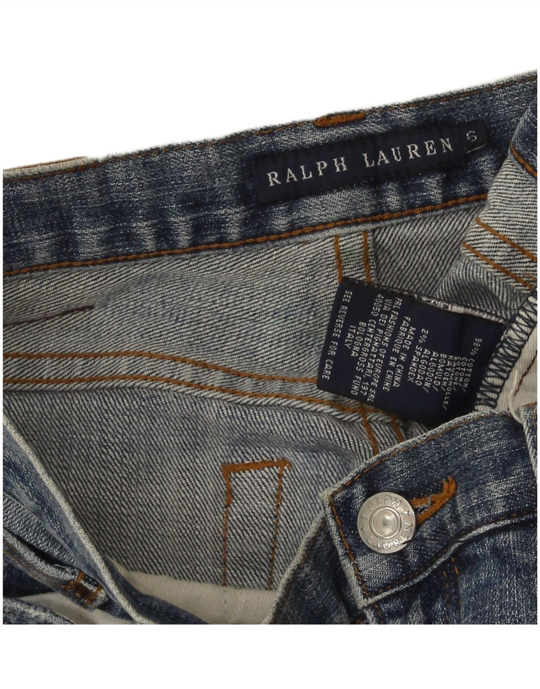 Ralph Lauren Jean bootcut pour femme US 6 Medium W30 L30 Bleu Coton